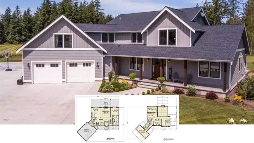 Discover This Craftsman's Delight with Porch Appeal and Practical Design