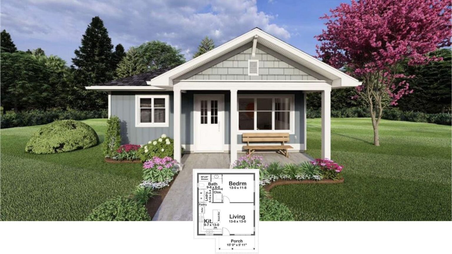 90 One-Bedroom House Plans and Floor Plans (Great Collection)