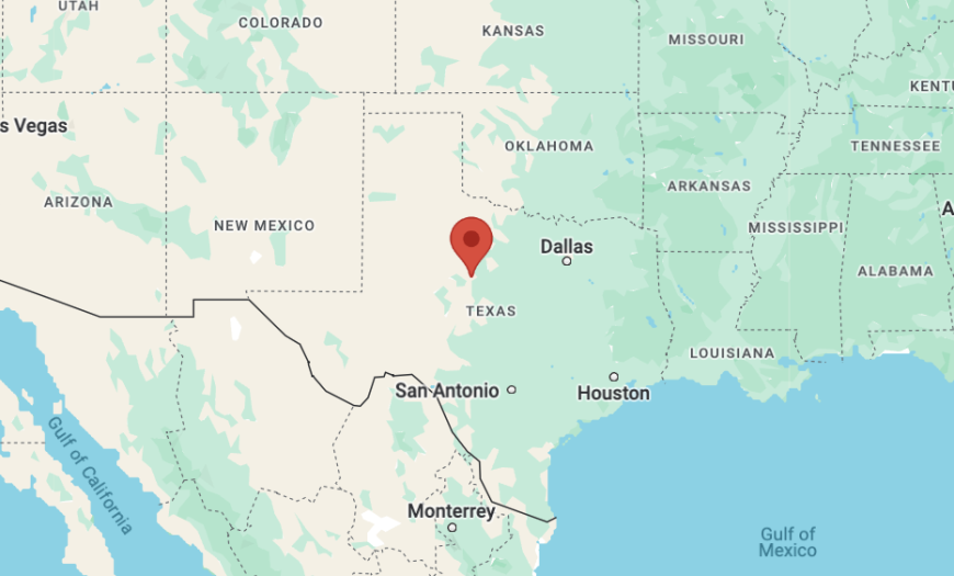 Abilene, Texas map