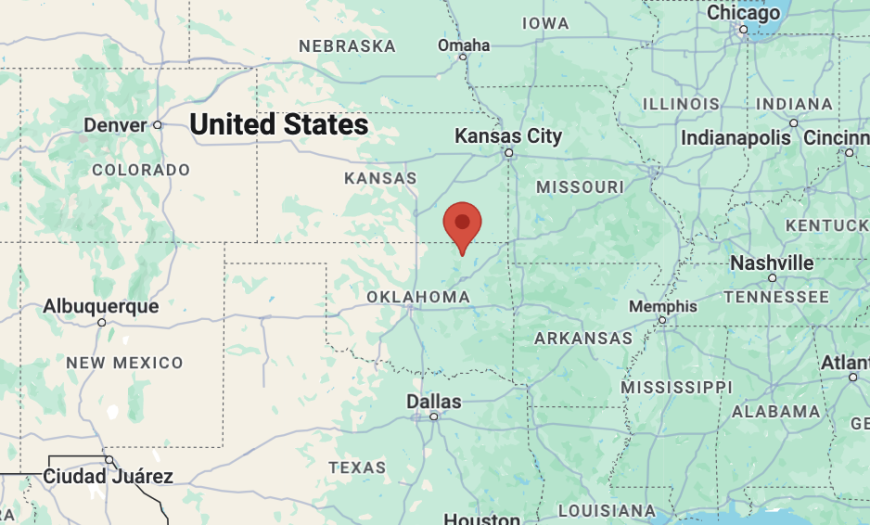 Bartlesville, Oklahoma map