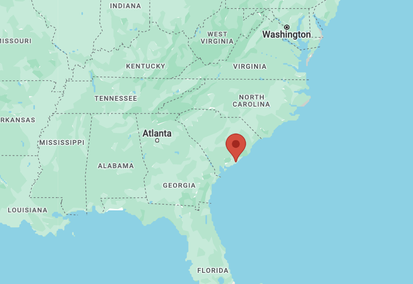Charleston, South Carolina map