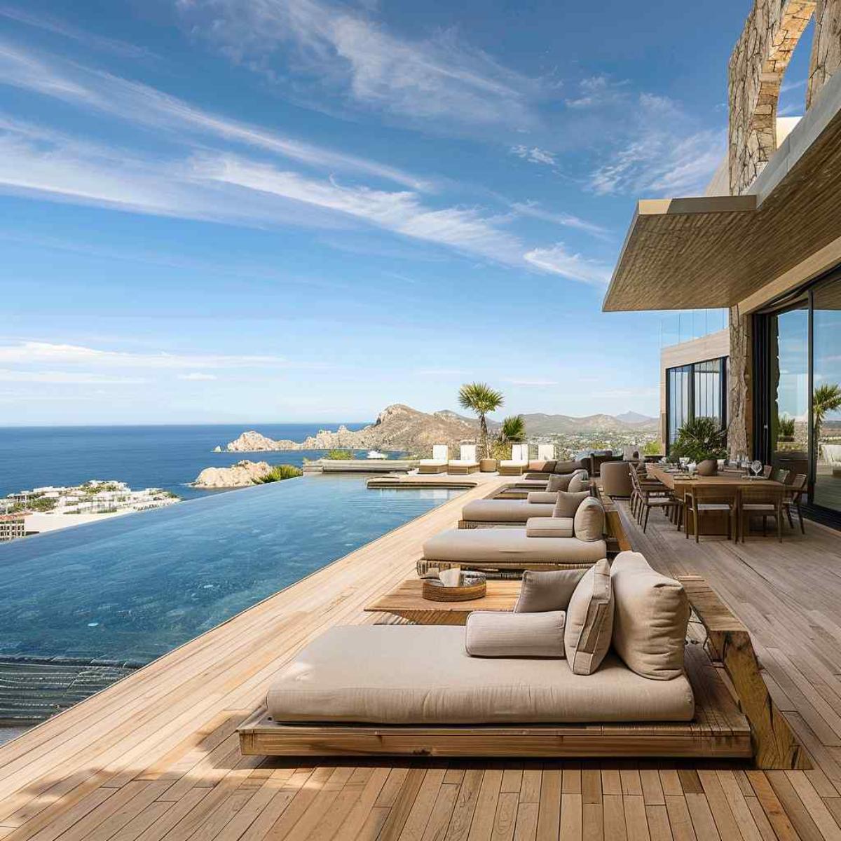 deck japandi pool
