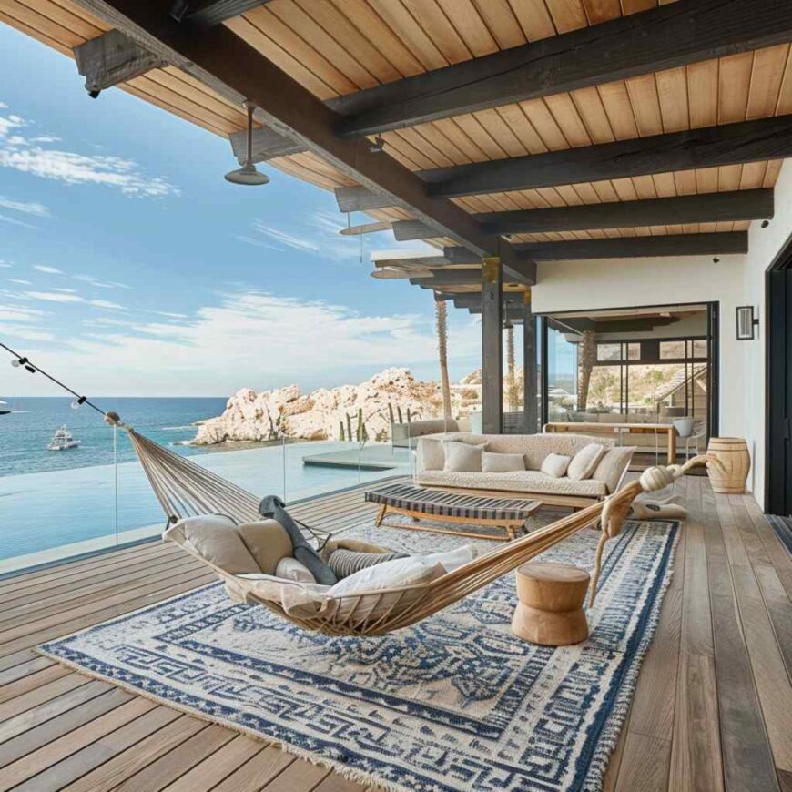 27 Outdoor Deck Spaces Redefined with Area Rugs (Concept Designs ...