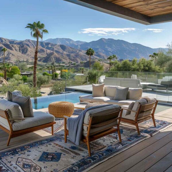 27 Outdoor Deck Spaces Redefined with Area Rugs (Concept Designs ...