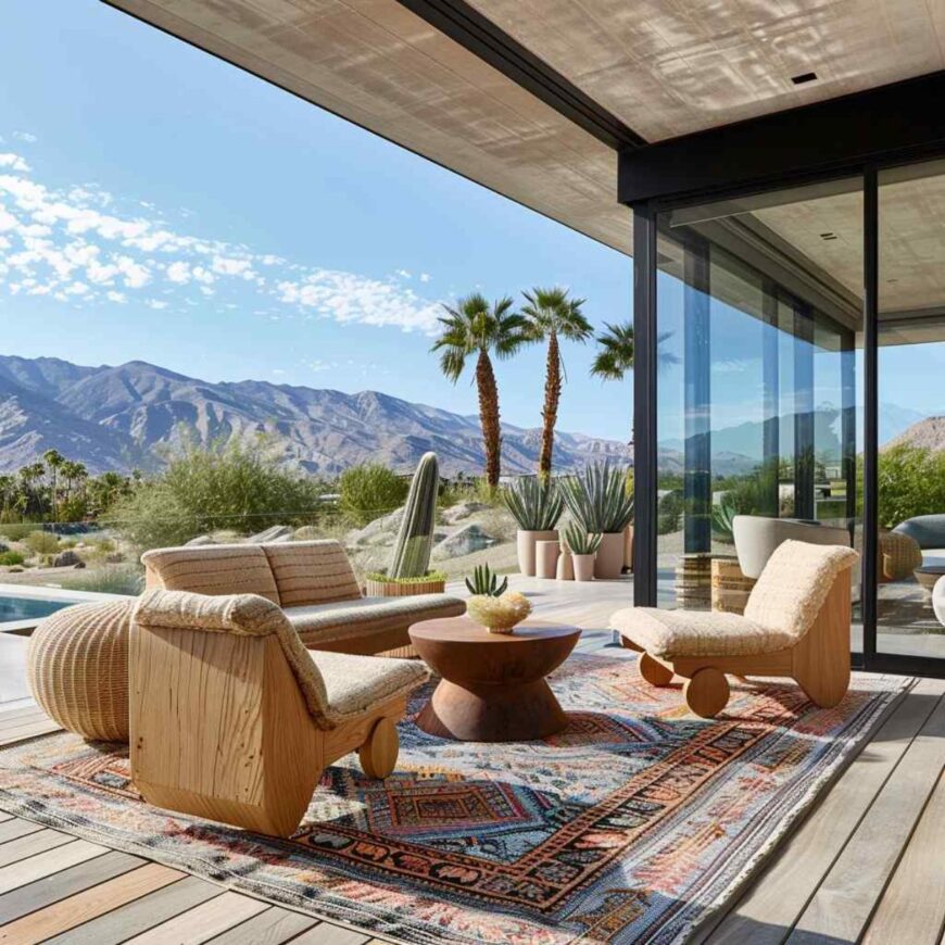 27 Outdoor Deck Spaces Redefined with Area Rugs (Concept Designs ...