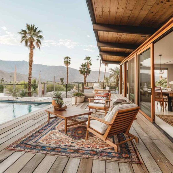 27 Outdoor Deck Spaces Redefined with Area Rugs (Concept Designs ...