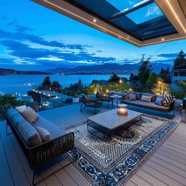 27 Outdoor Deck Spaces Redefined with Area Rugs (Concept Designs ...