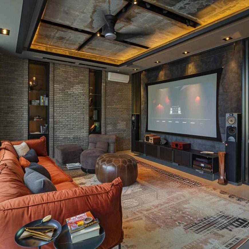 31 Entertainment Rooms Designed with a Bold and Timeless Fusion ...