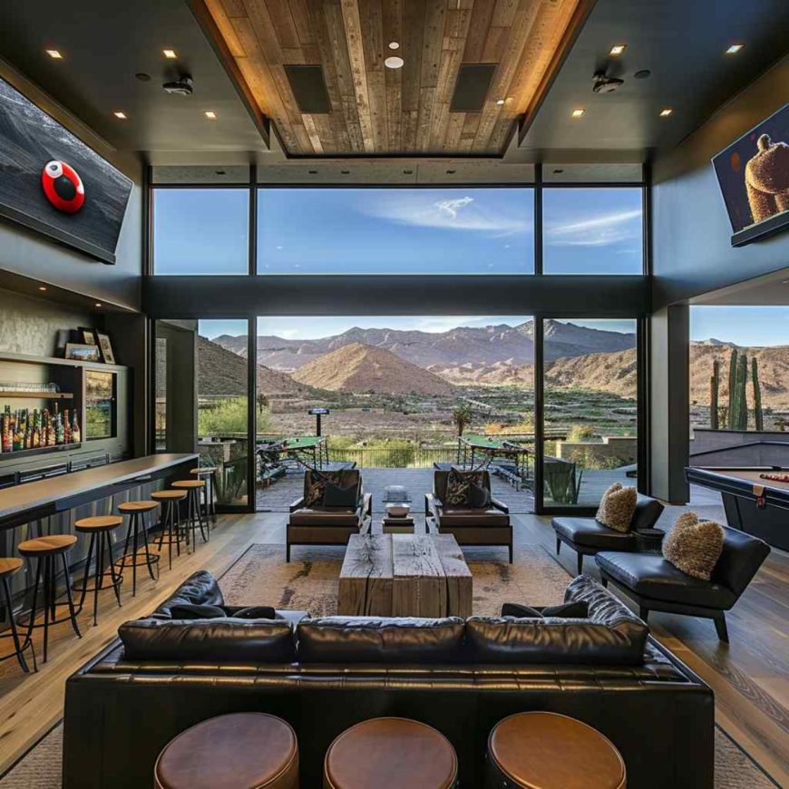25 Contemporary Entertainment Rooms Featuring Maximalist Treatments ...