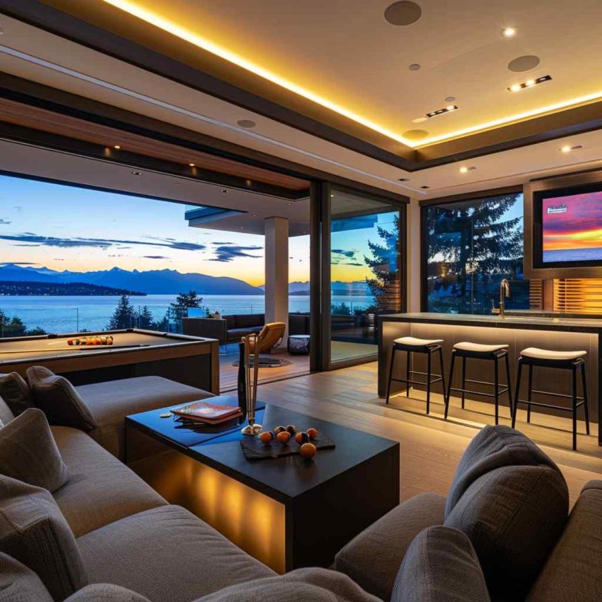 25 Contemporary Entertainment Rooms Featuring Maximalist Treatments ...