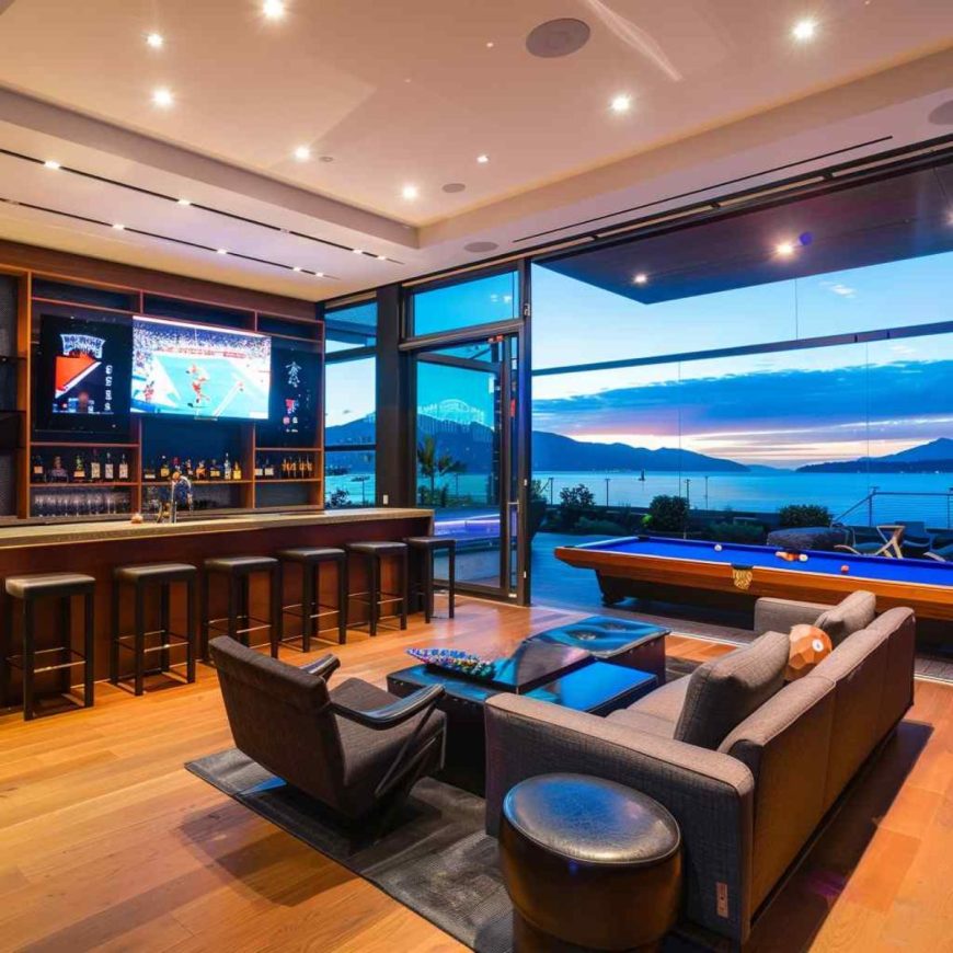 25 Contemporary Entertainment Rooms Featuring Maximalist Treatments ...