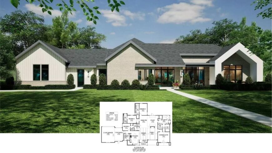 Discover the Perfect Blend of Contemporary Design and Comfort in This Expansive Ranch Home