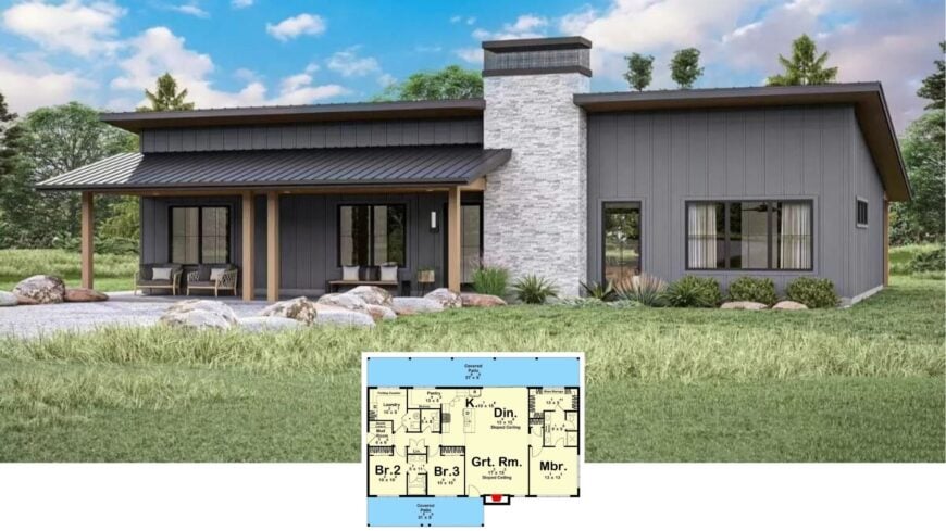 Experience the Perfect Fusion of Rustic and Contemporary in This Pleasant Mountain Retreat