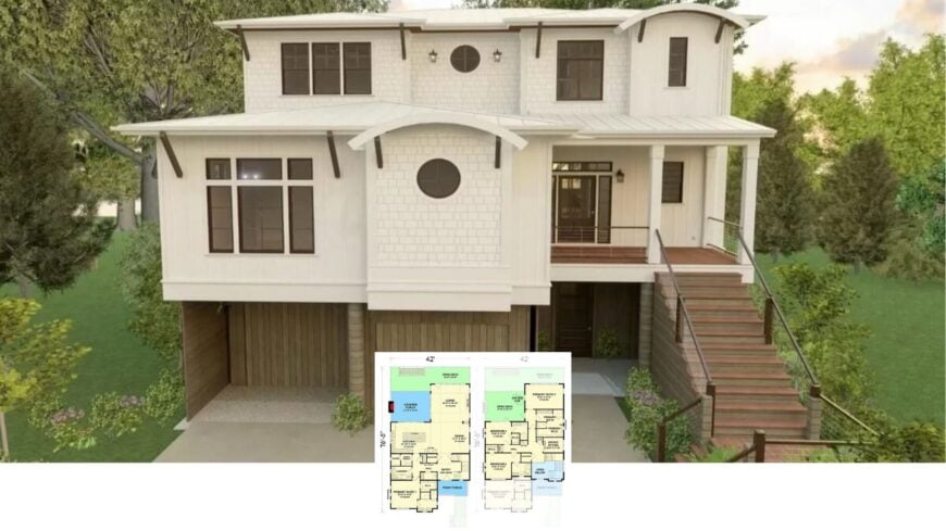 Discover the Unique Charm of This Contemporary Craftsman Masterpiece
