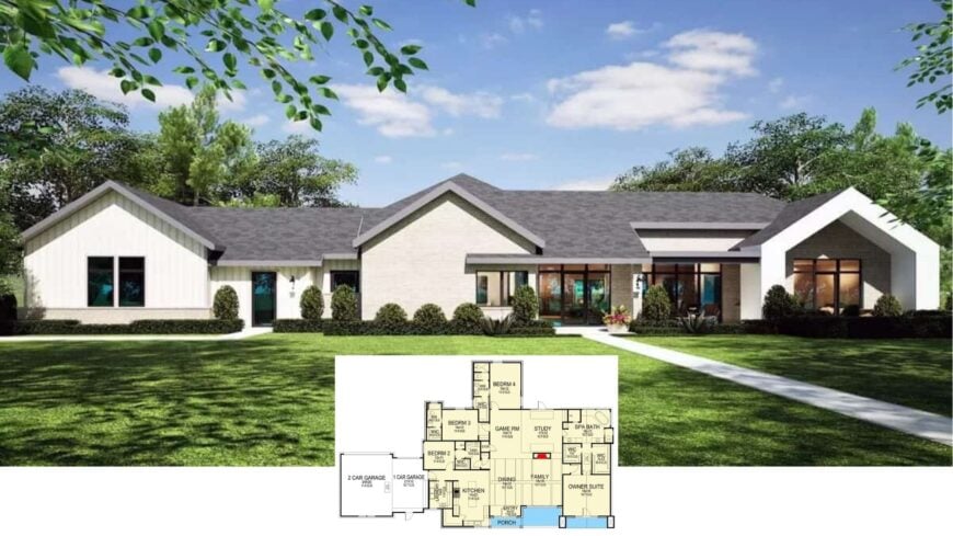 Unveiling a Contemporary Craftsman Masterpiece with Stylish Monochrome Style
