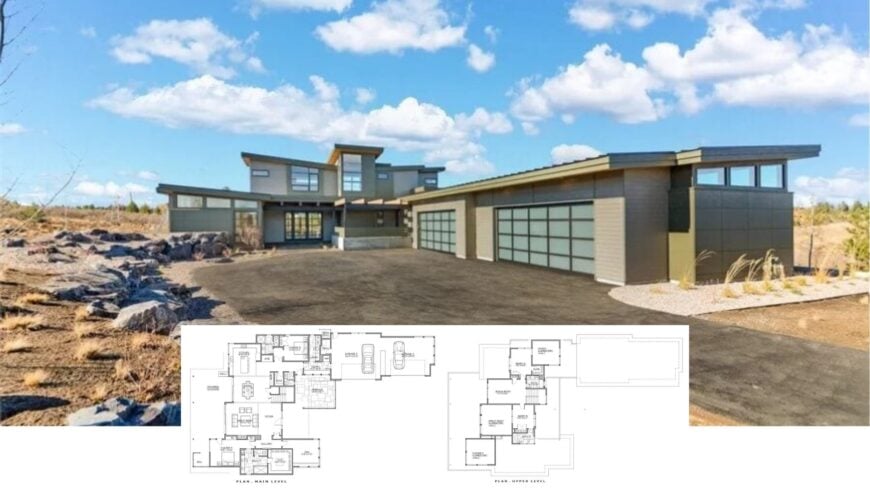 Tour This Contemporary Masterpiece with Expansive Glass and Bold Design Elements