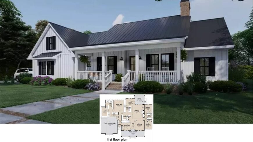 Discover Classic Country Charm with a Modern Twist in This Farmhouse Haven