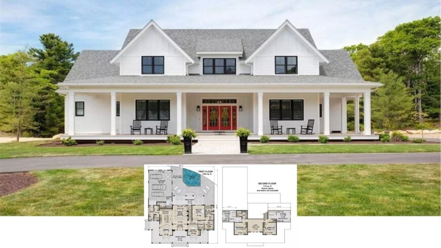 Discover This Striking Contemporary Farmhouse with Timeless Appeal