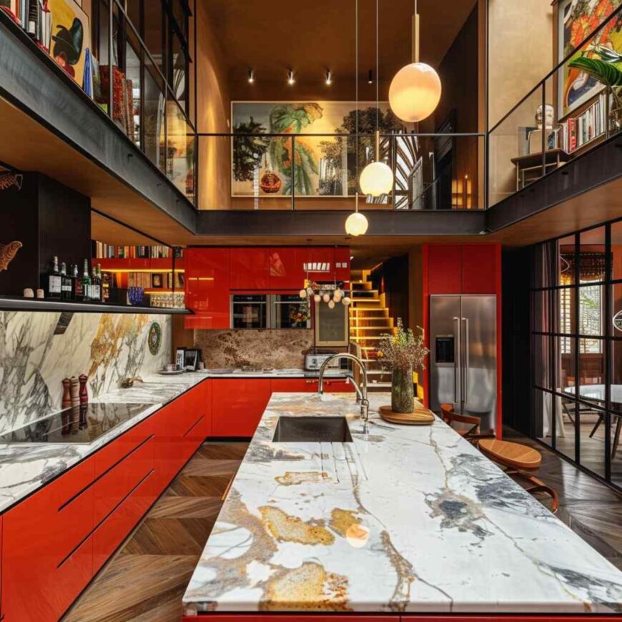 33 Kitchens Explore a Culinary Canvas of Texture and Color (Concept ...
