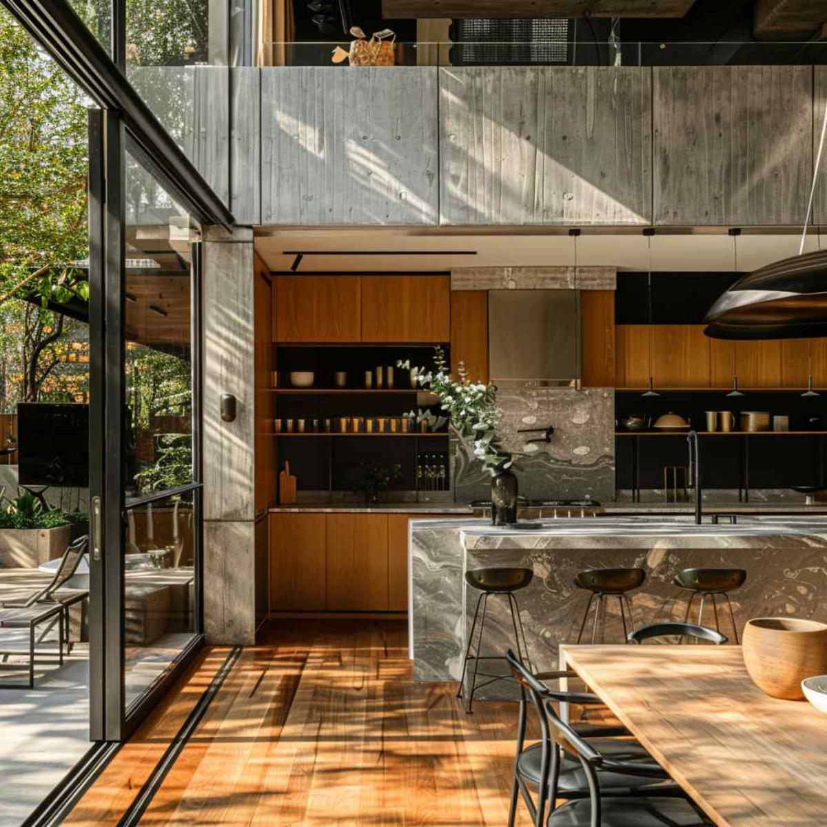kitchen midmod con