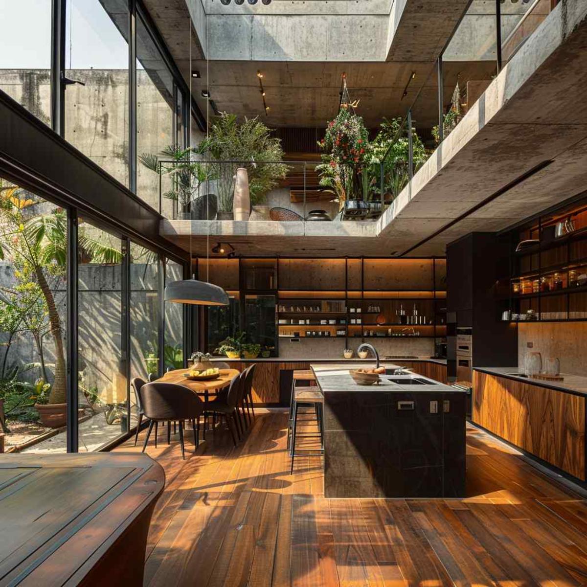 kitchen midmod con