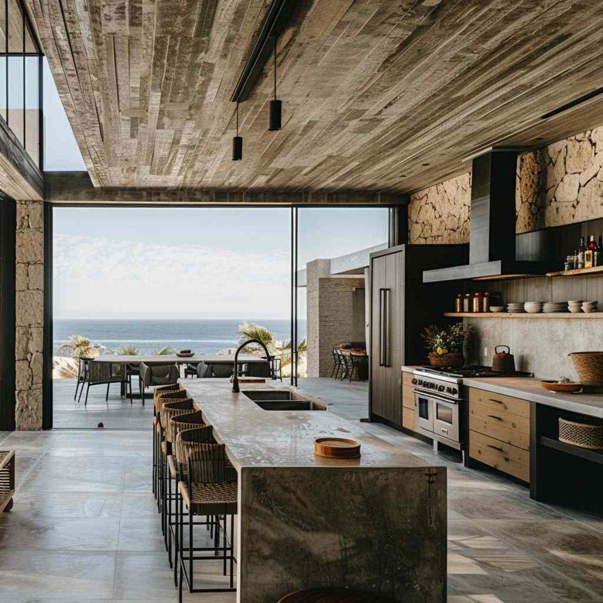 kitchen midmod con