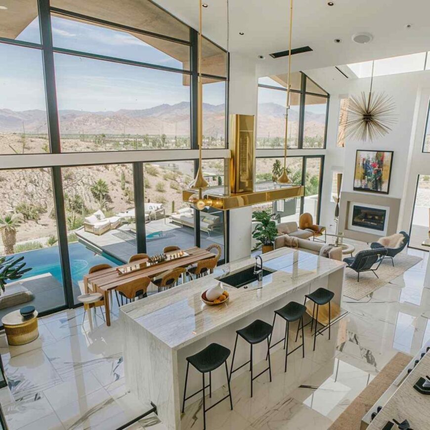 33 Kitchen Layouts Featuring Sleek Lines and Bold Designs (Concept ...
