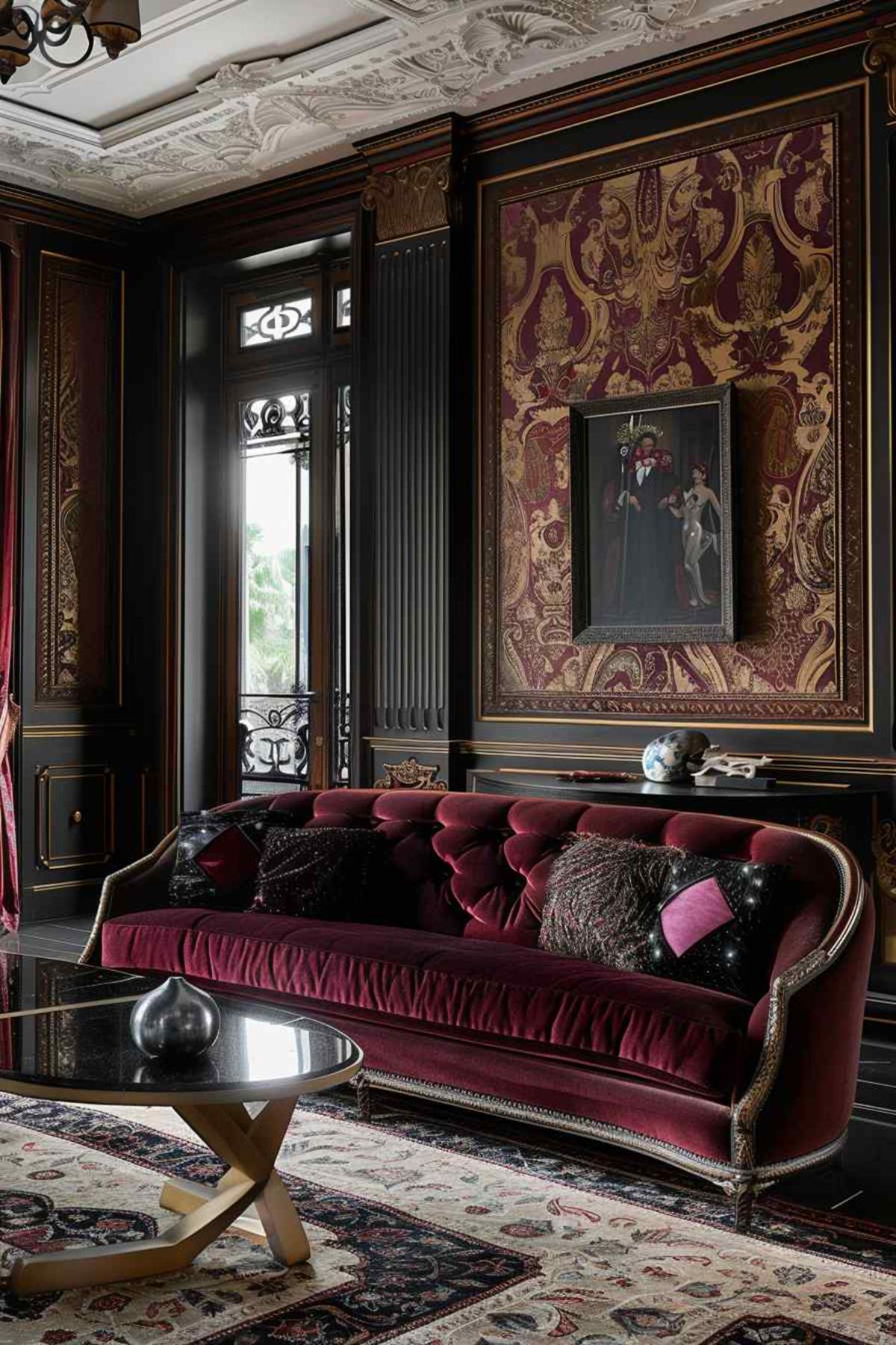 living room deco rococo baro