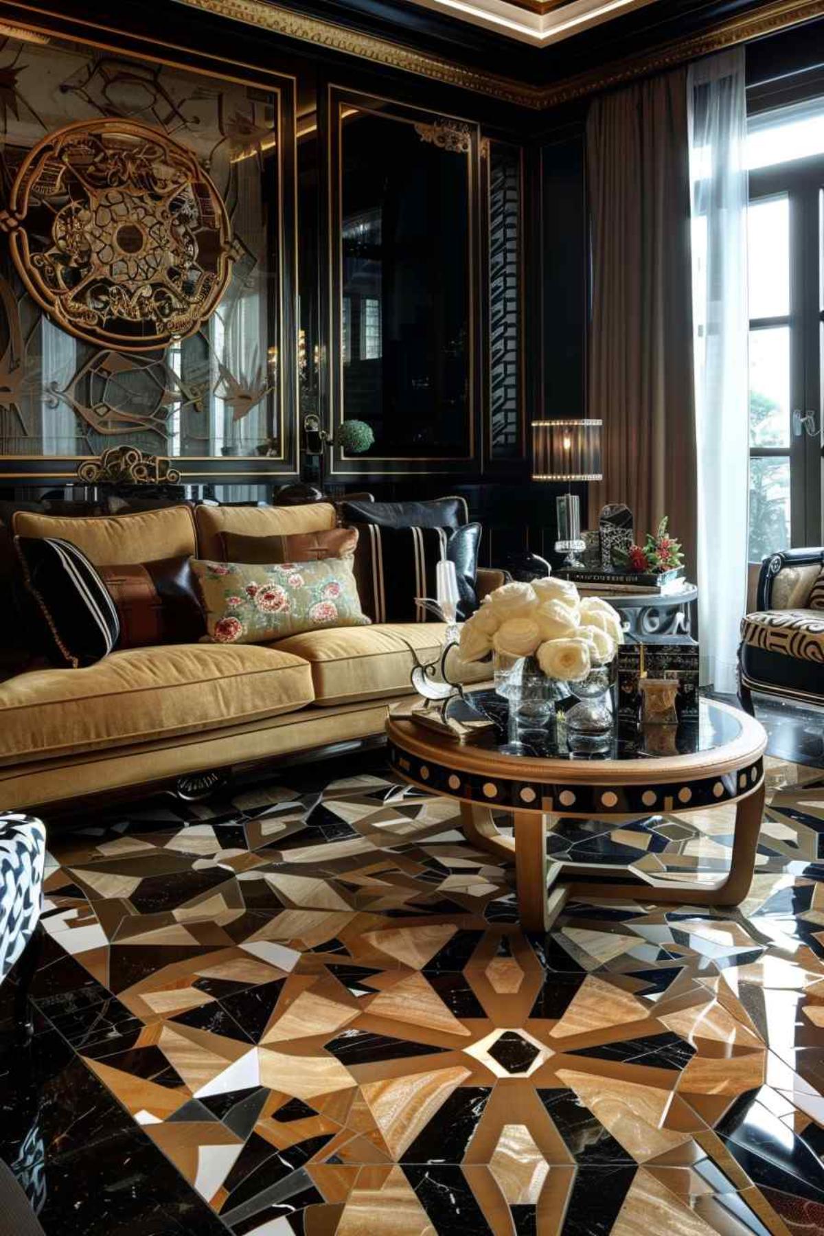 living room deco rococo baro