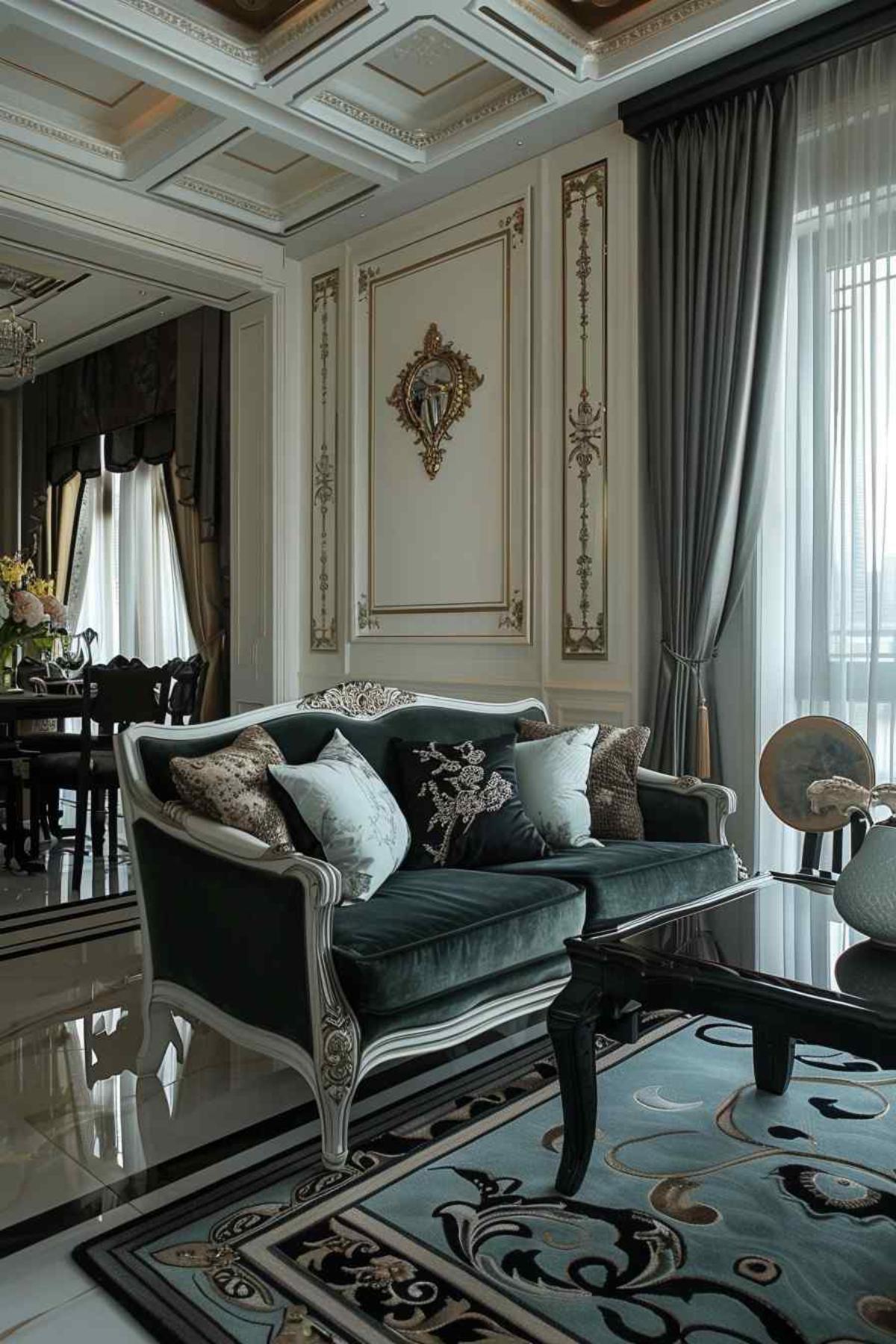 living room deco rococo baro