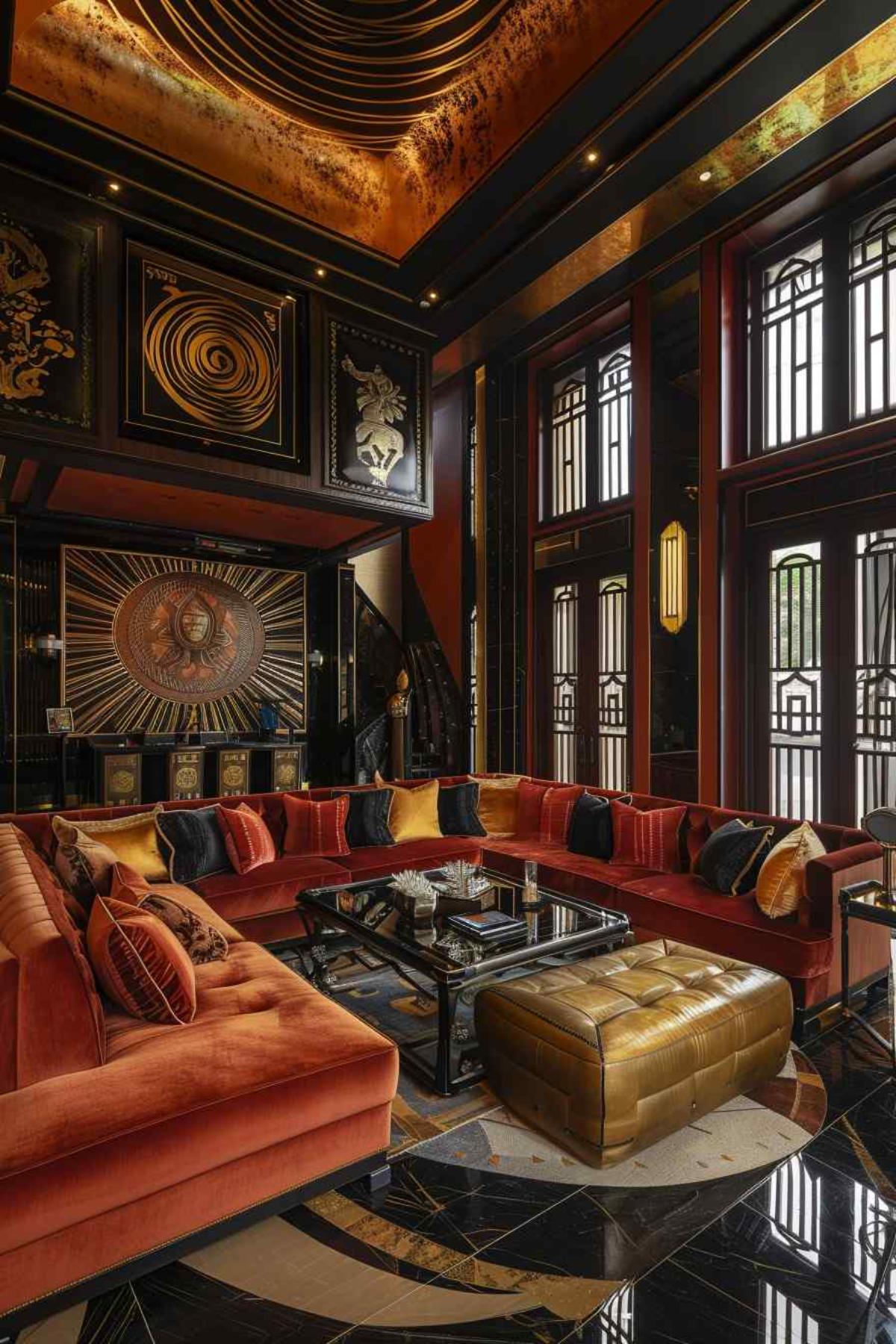 living room deco rococo baro