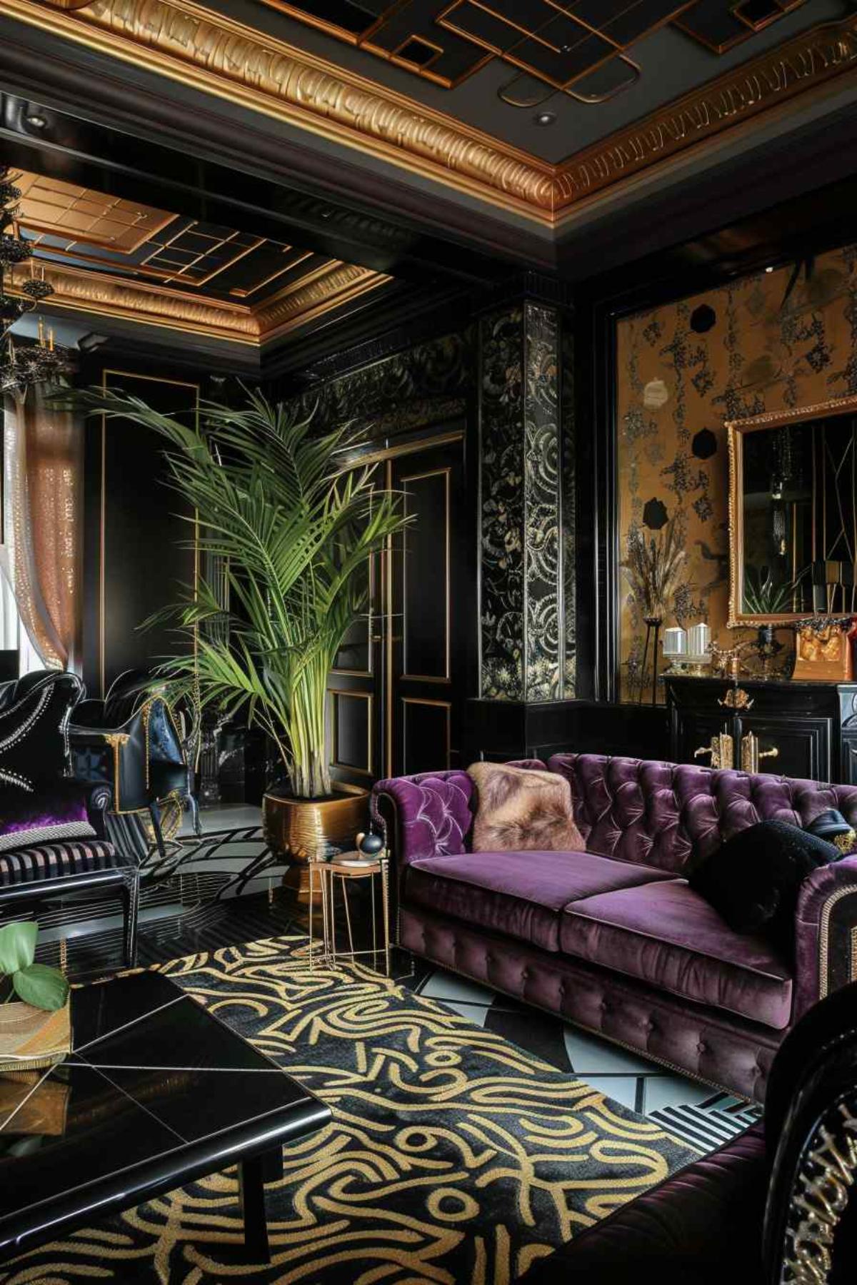 living room deco rococo baro
