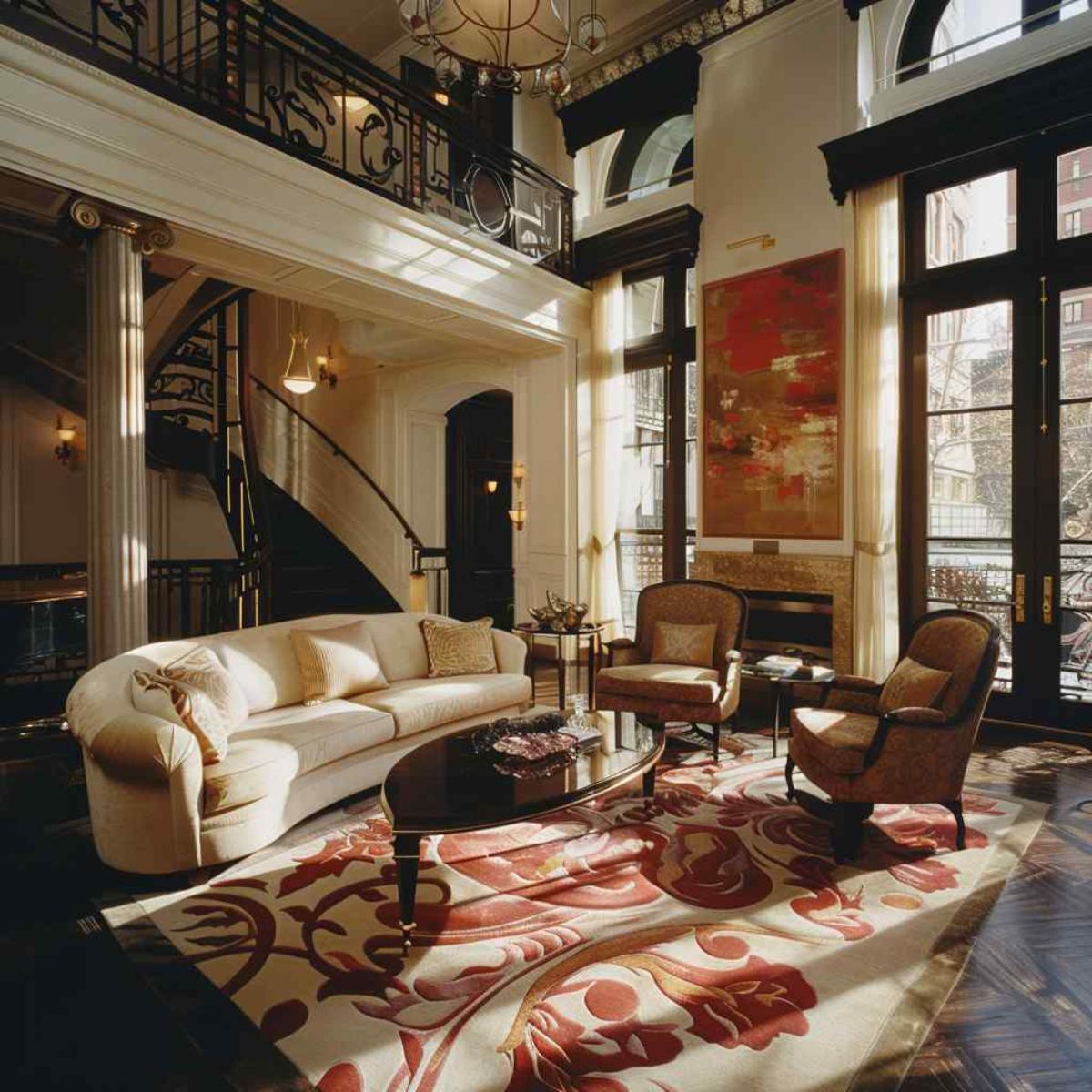 living room deco rococo baro