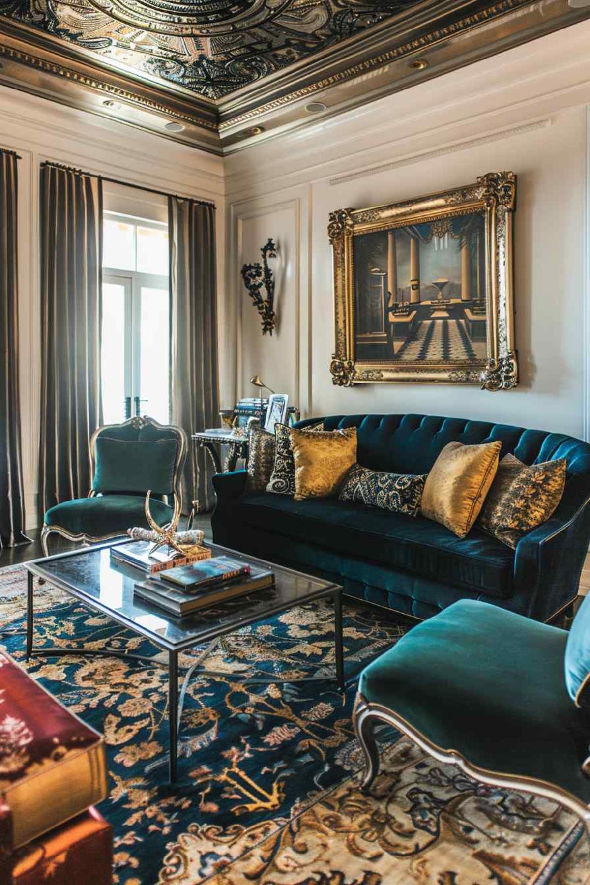 living room deco rococo baro