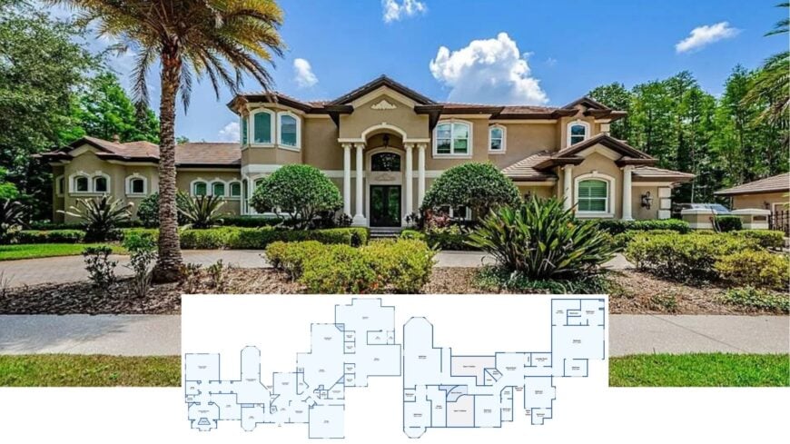 Discover the Elegance of This Grand Mediterranean Villa with a Stylish Interior