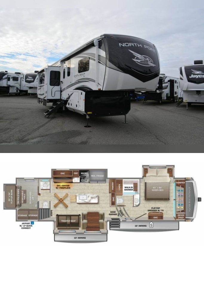 2023 Jayco North Point 373BHOK Fifth Wheel RV (Floor Plan) – Home ...