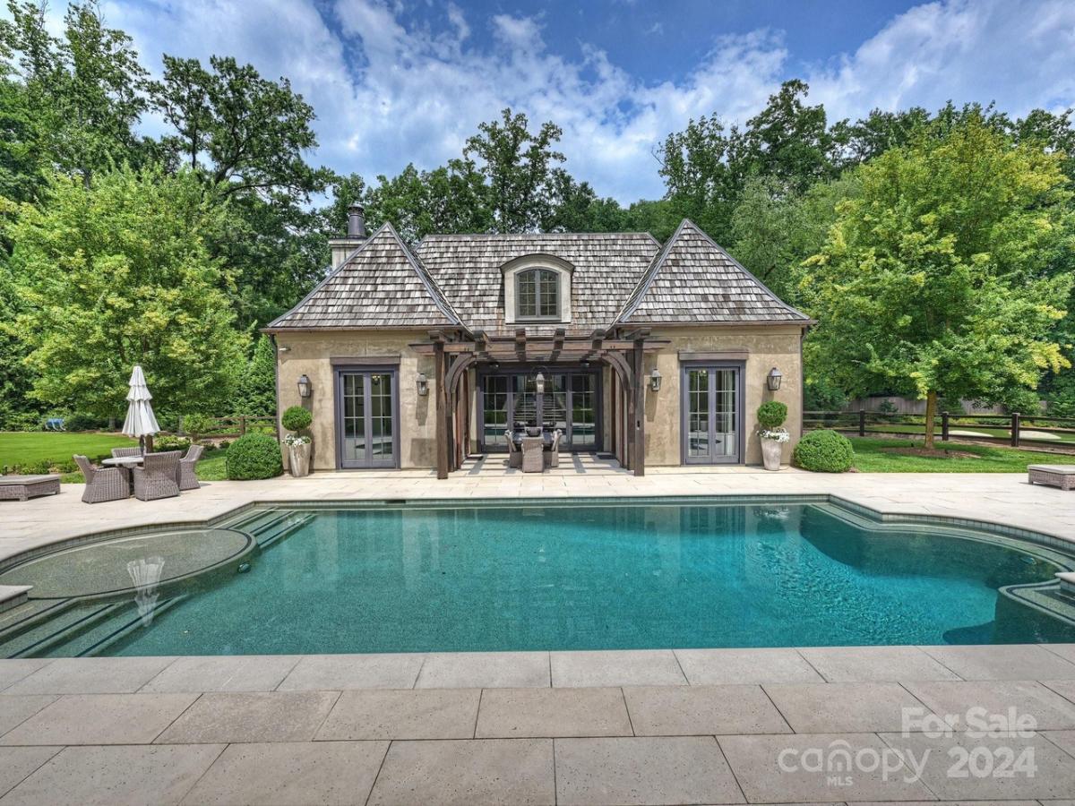 Pool and pool house