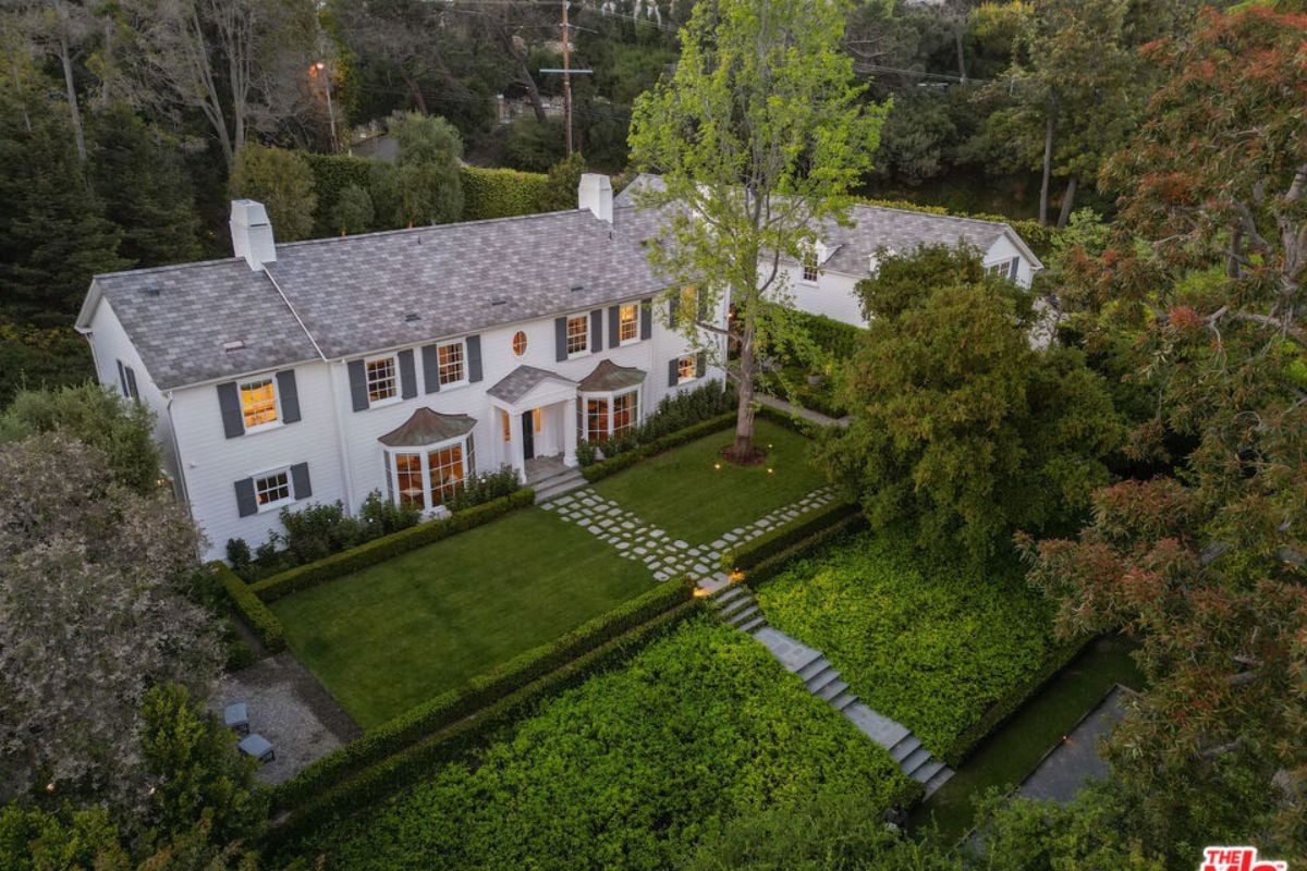 The exterior of the property