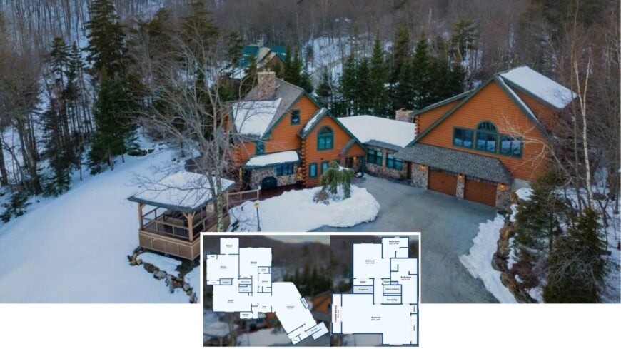 Retreat to This Mountain Haven Featuring Rustic Elegance