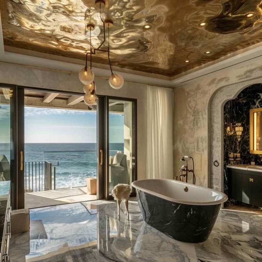 26 Bathrooms Redefine Boundaries with Brutalist and Rococo Interplay ...