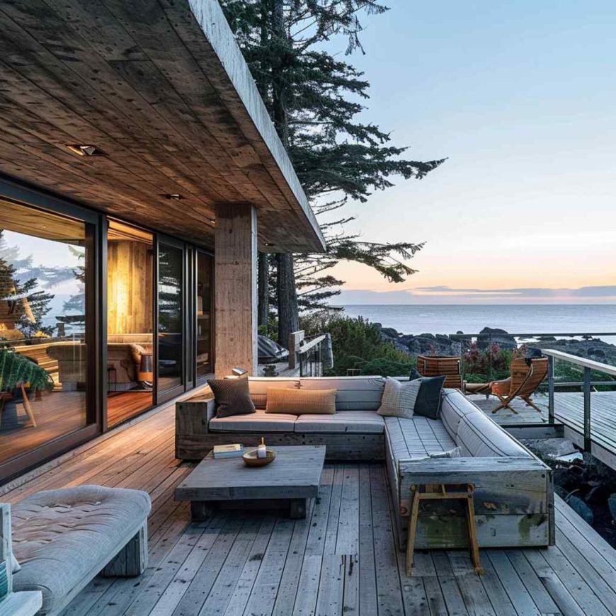 Urban Oasis: 28 Outdoor Decks Redefining Industrial Chic with Brutalist ...