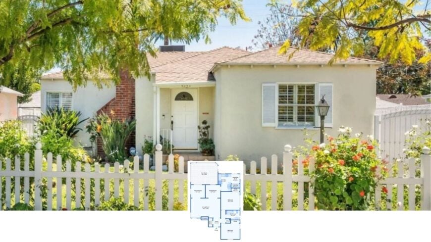 Step Inside This Enchanting Cottage with a Classic Picket Fence Charm