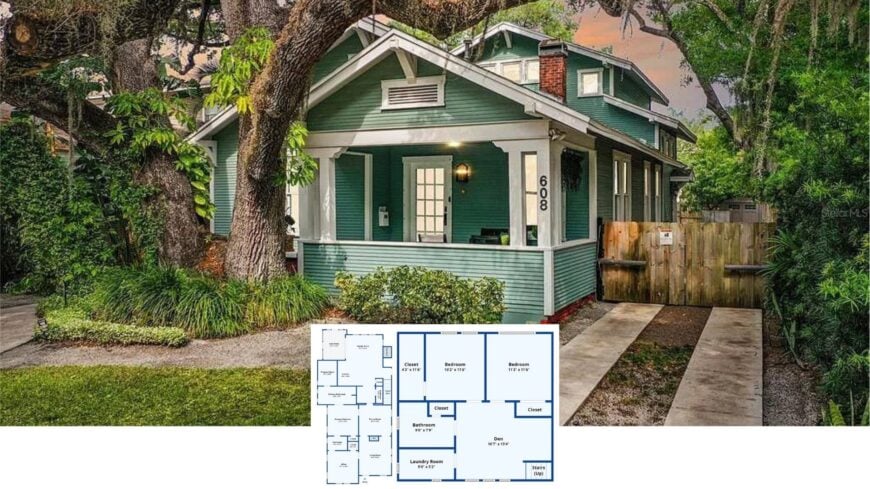 Experience Timeless Craftsmanship: Explore This Enchanting 3-Bedroom Bungalow