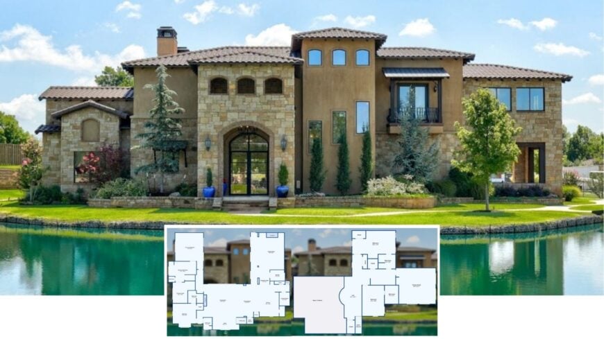 Explore the Expansive Elegance of This Mediterranean-Style Villa