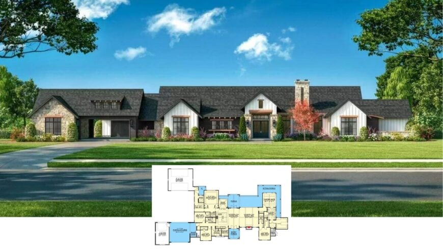 Explore This Stylish Craftsman Home Boasting Classic Charm and Contemporary Comfort