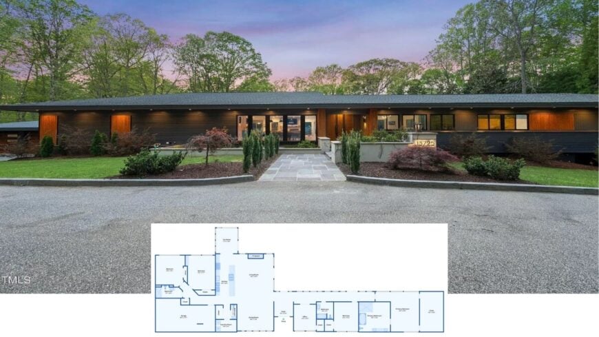 Welcome to a Mid-Century Modern Marvel: Striking Design Meets Tranquil Living
