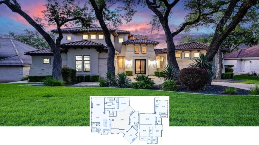 Tour This Spectacular Mediterranean Oasis with Impressive Architectural Detail