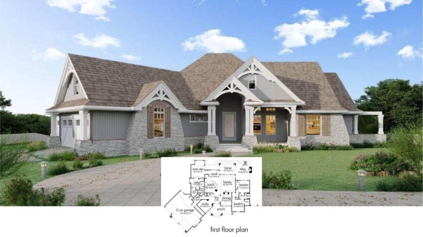 Step Inside This Captivating Craftsman Home with Versatile Spaces