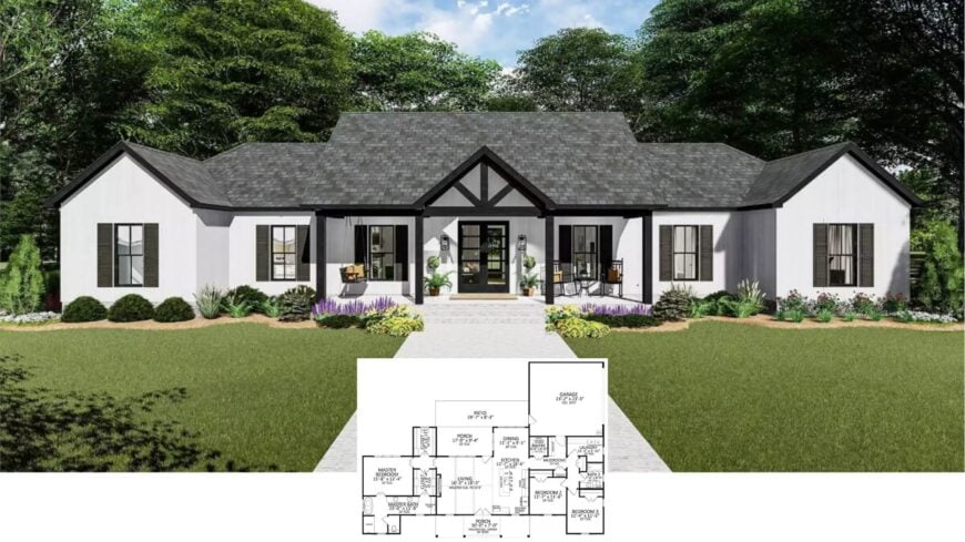 Tour This Timeless Home with Perfect Symmetry and Rustic Charm