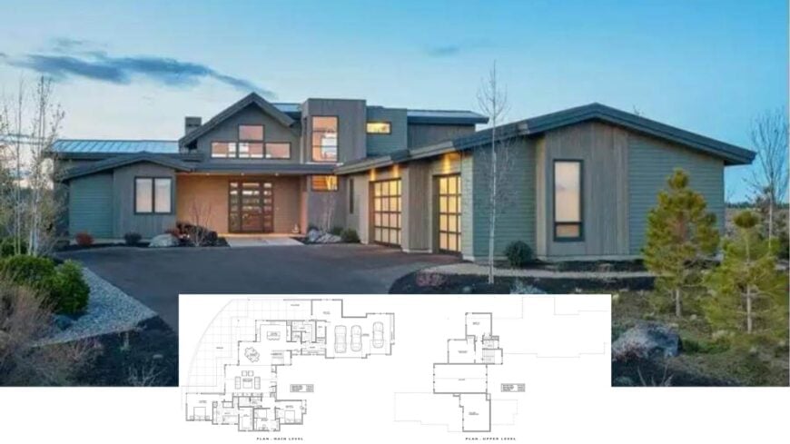 Discover This Contemporary Craftsman Home with Striking Glass Features